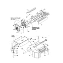 Amana BG21V1W-P1325026WW ice maker assembly diagram