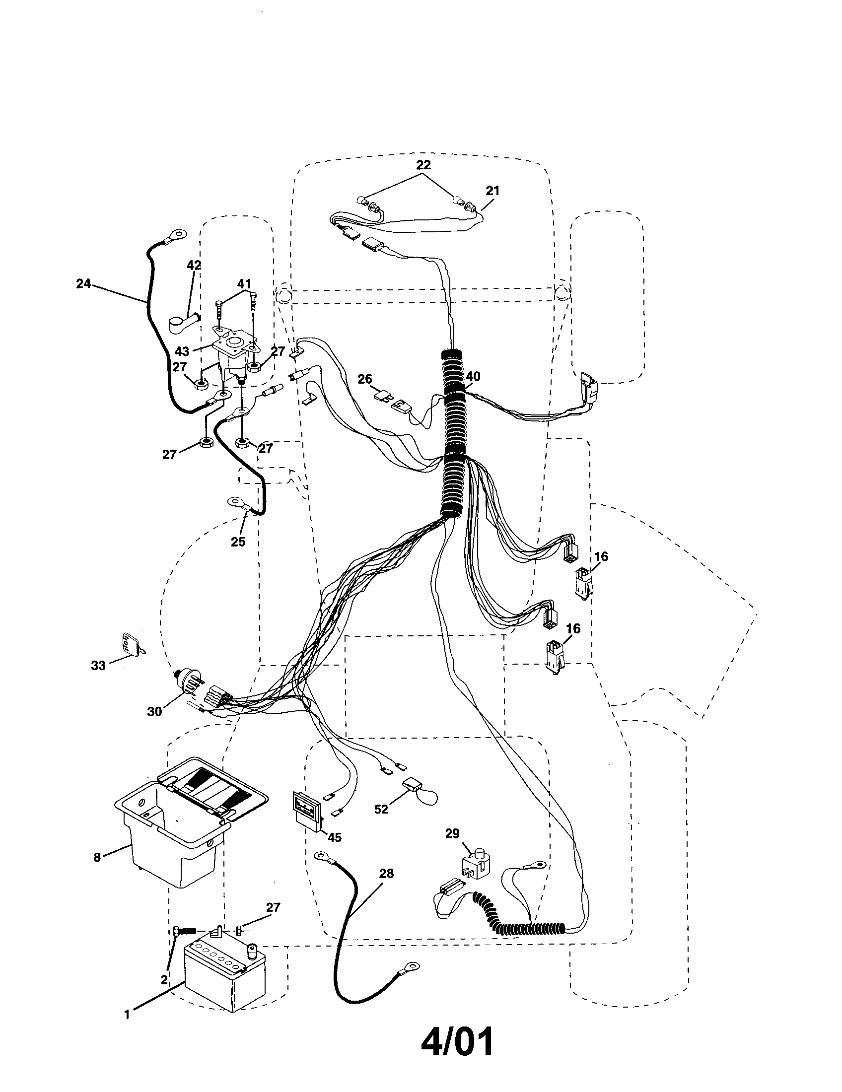 Craftsman 917250450 electrical diagram