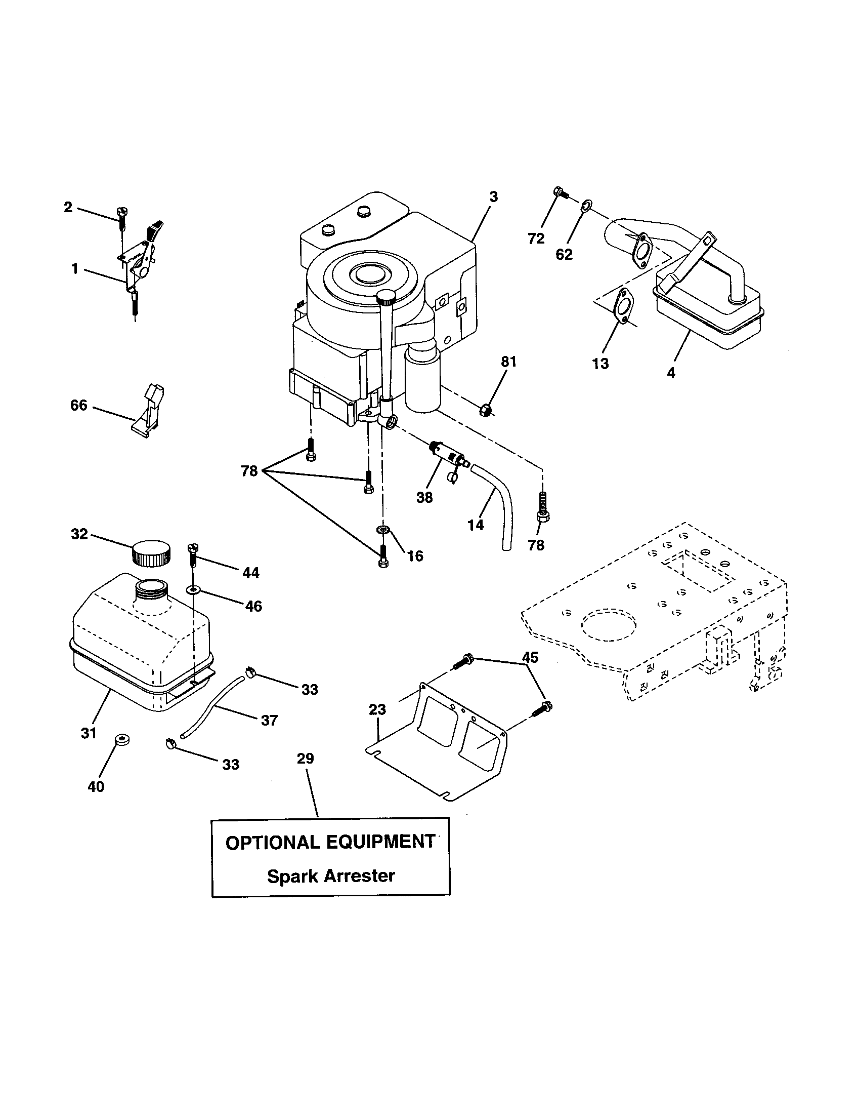 Craftsman 917250450 engine diagram