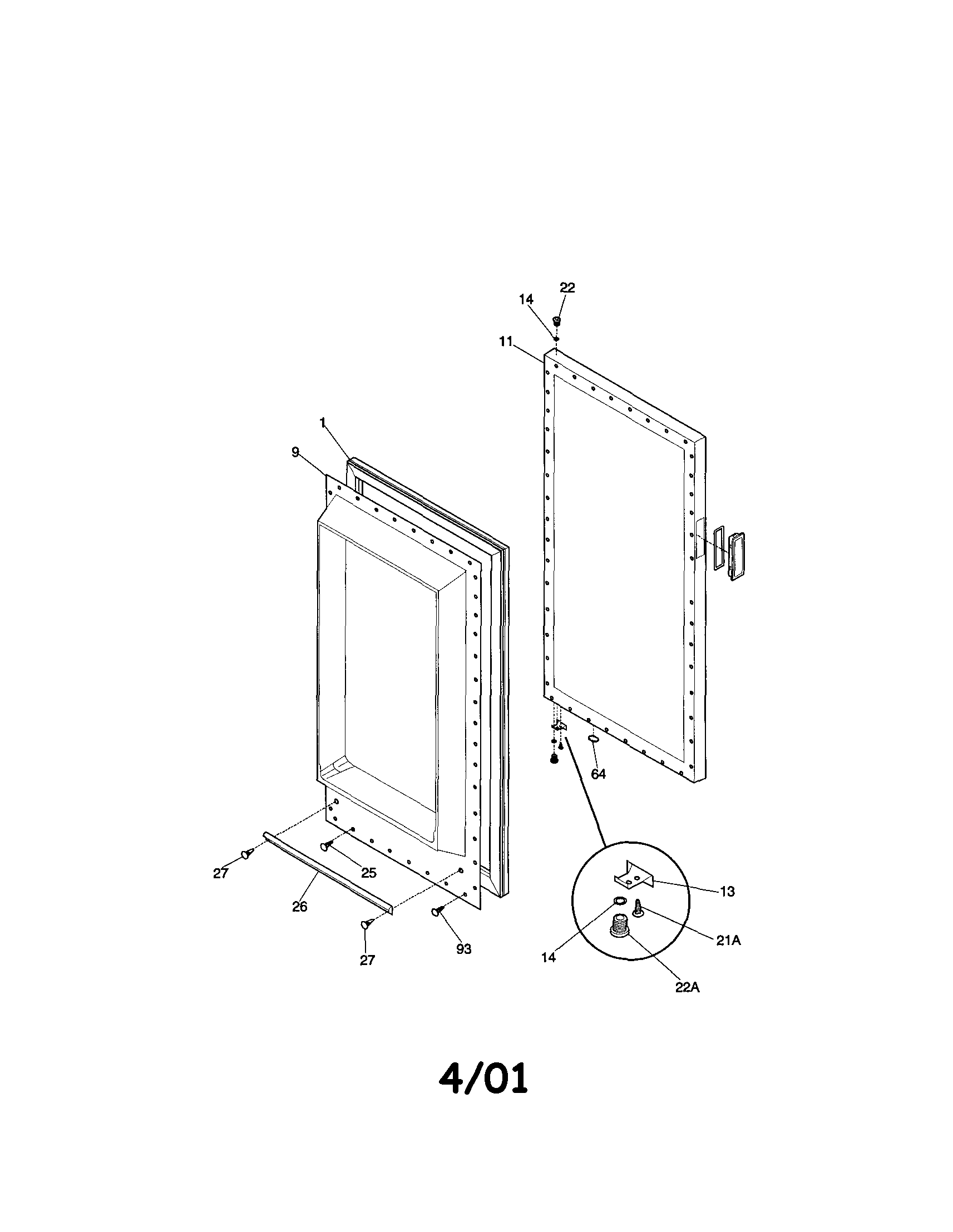 Edina FMR8 door diagram