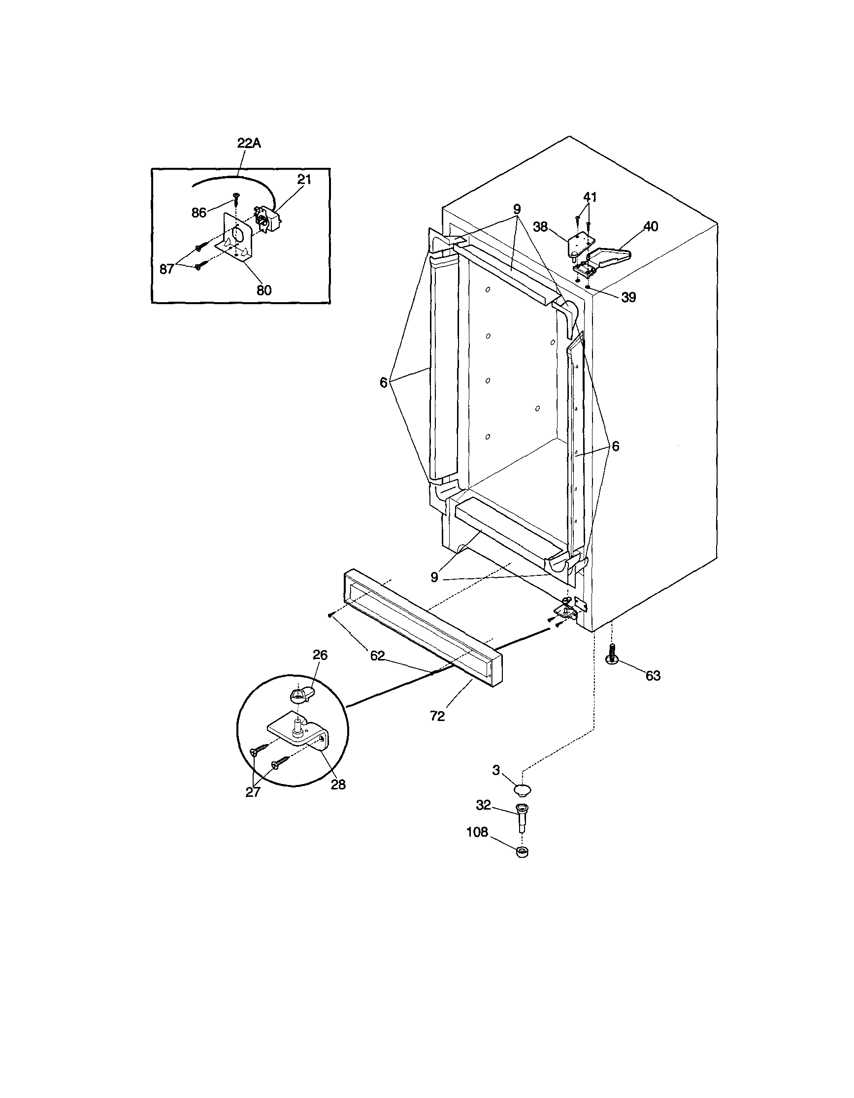 Edina FMR6 cabinet diagram
