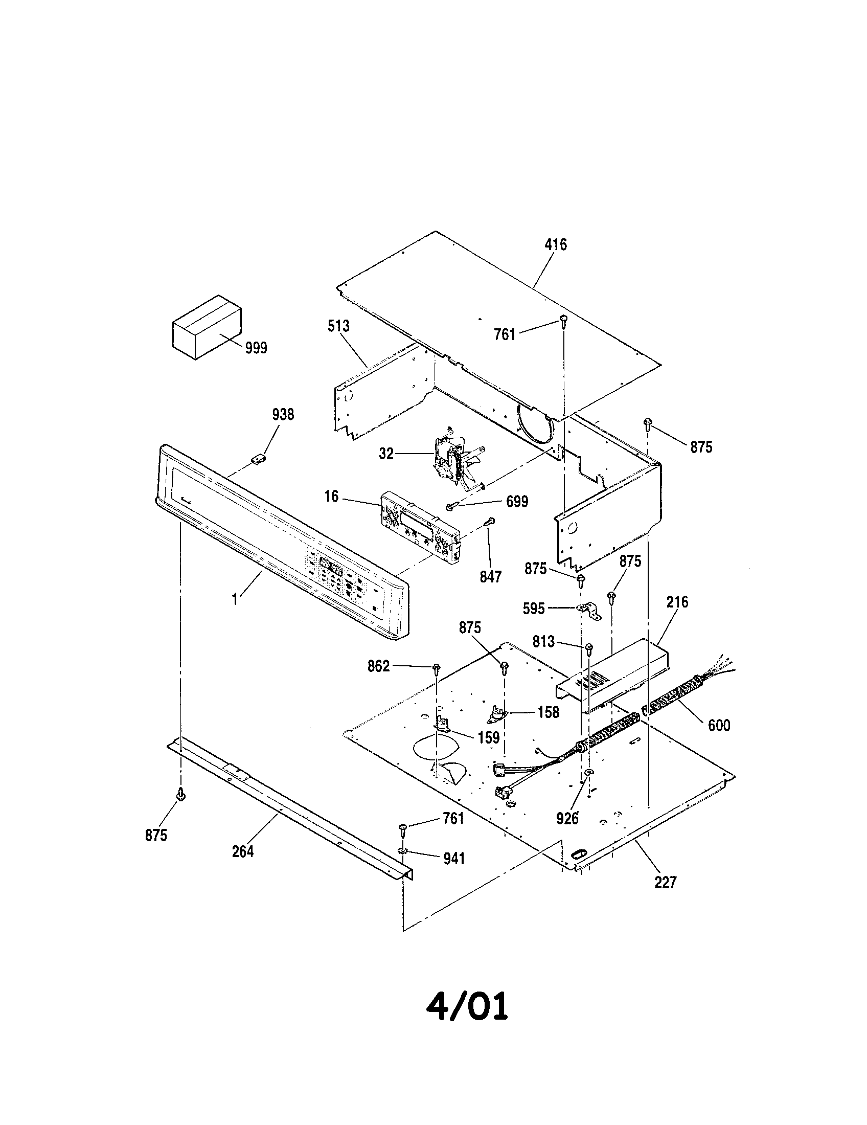 Kenmore 91141084994 control diagram