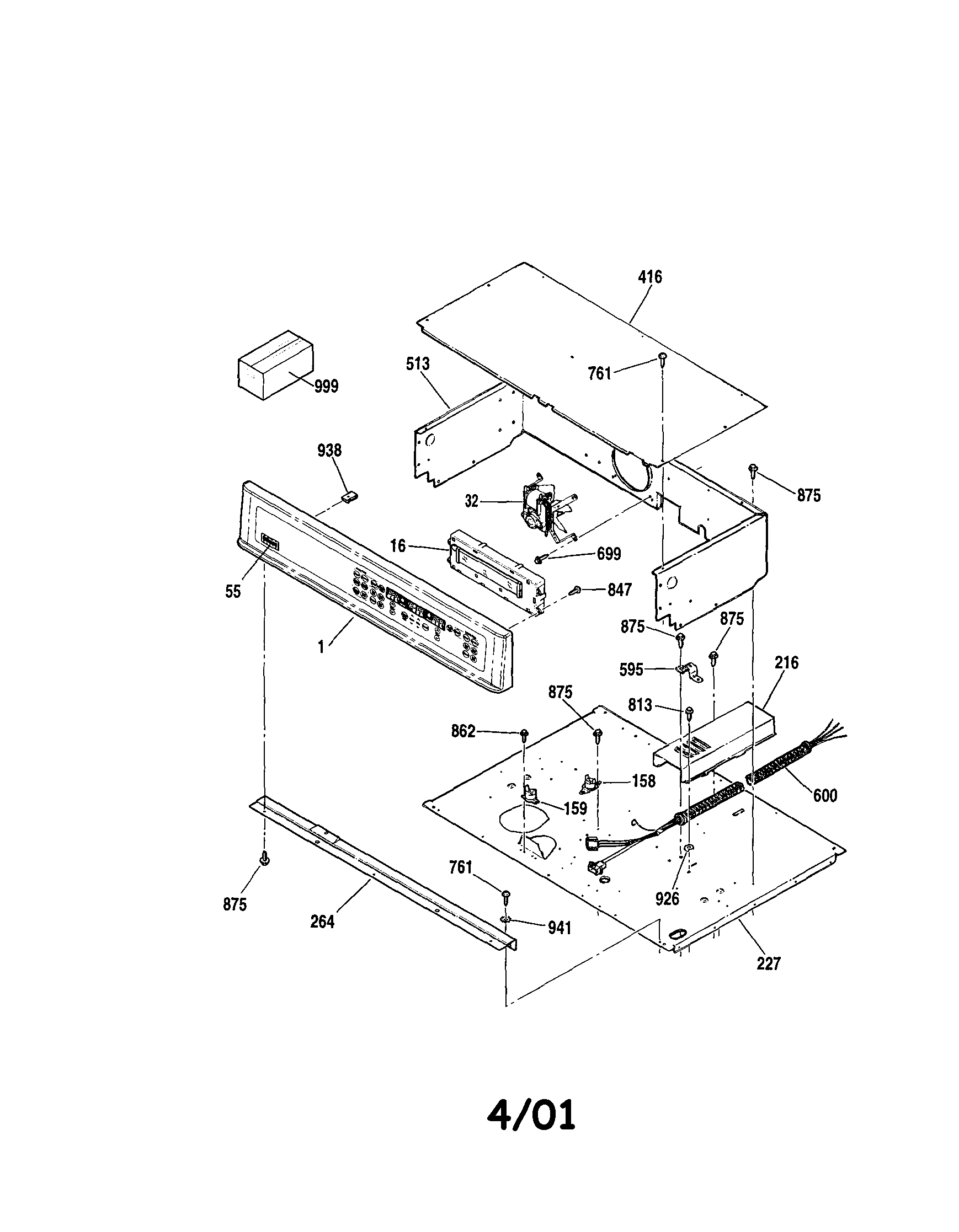 Kenmore 91149019994 control diagram