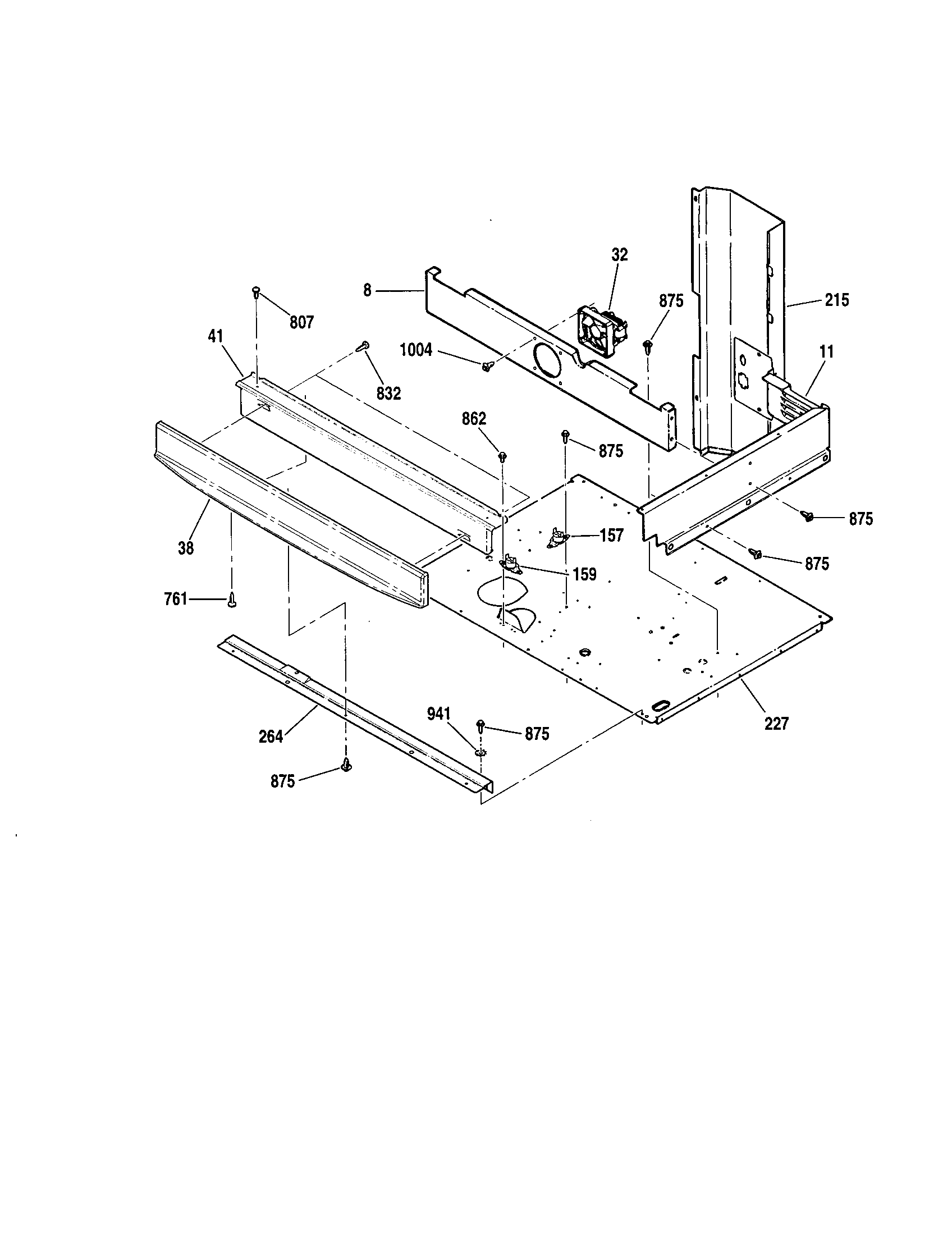 Kenmore 91141189994 center space diagram