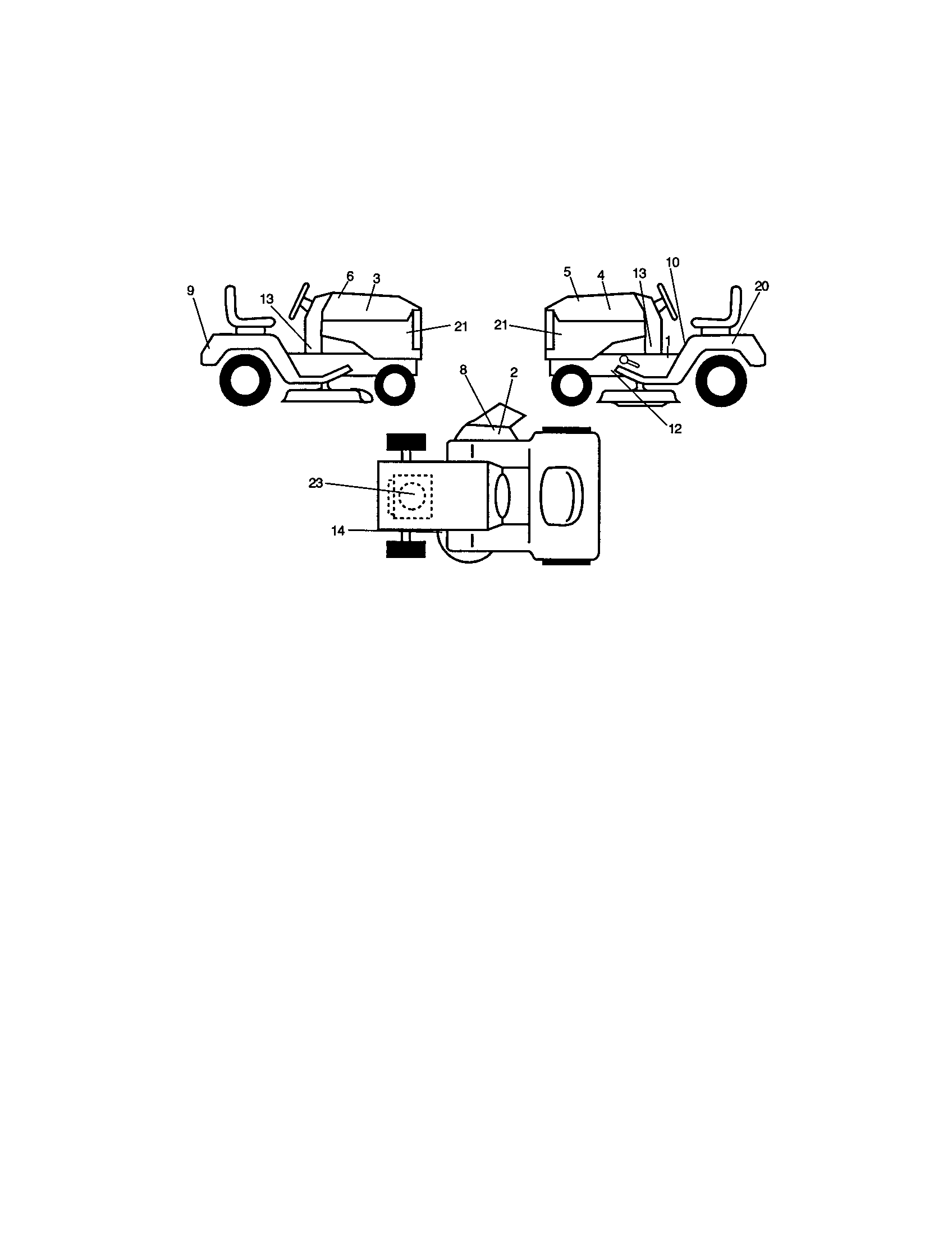 Craftsman 917271743 decals diagram