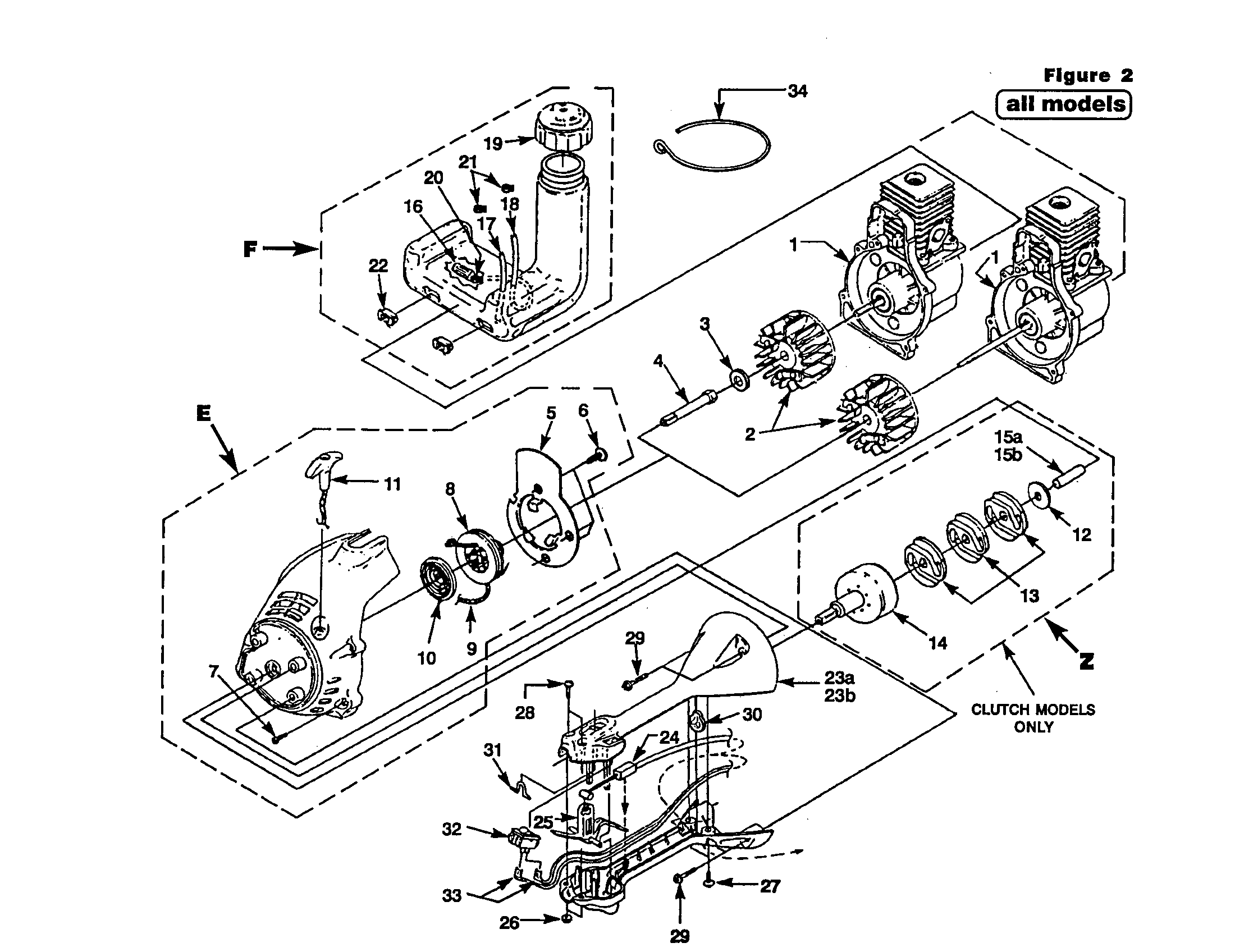 Homelite UT15113-R complete starter diagram