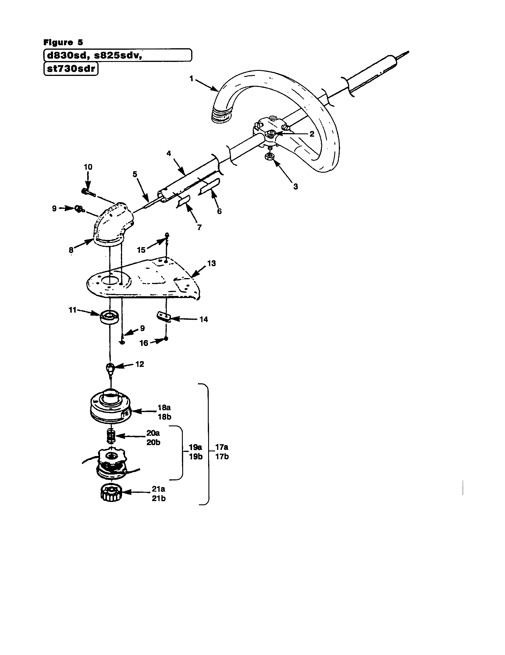 Homelite UT15113-R grass deflector kit diagram