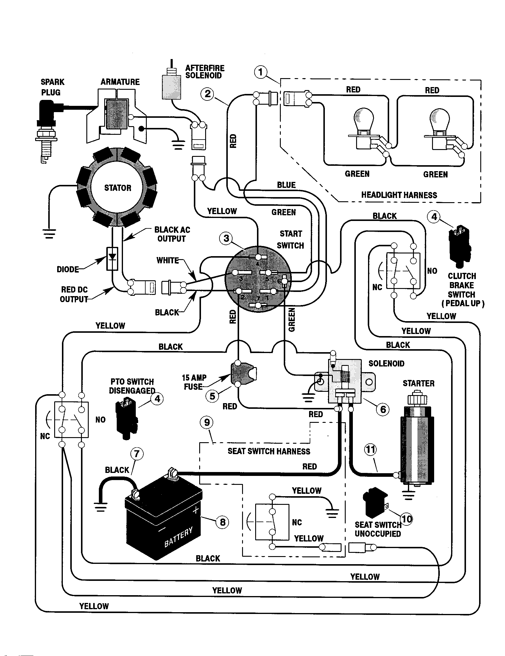 Murray 42583X9A electrical system diagram