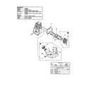 Homelite UT15154 carburetor and fuel tank diagram
