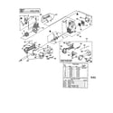 Homelite UT20711 ignition/rotor/starter/clutch diagram