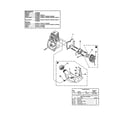 Homelite UT20693 carburetor and fuel tank diagram