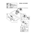 Homelite UT20693 muffler and air cleaner diagram