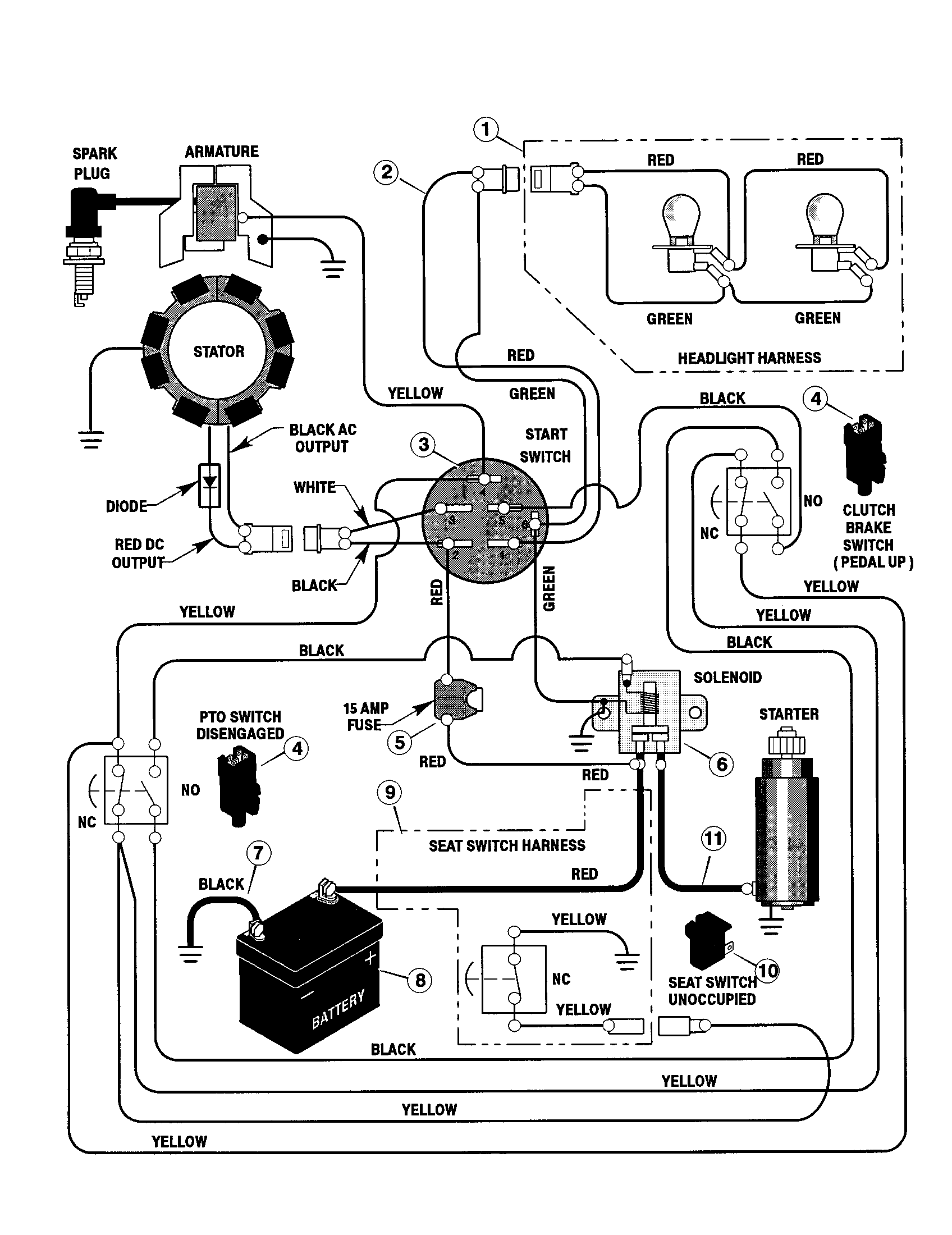 Murray 46569X9A electrical system diagram