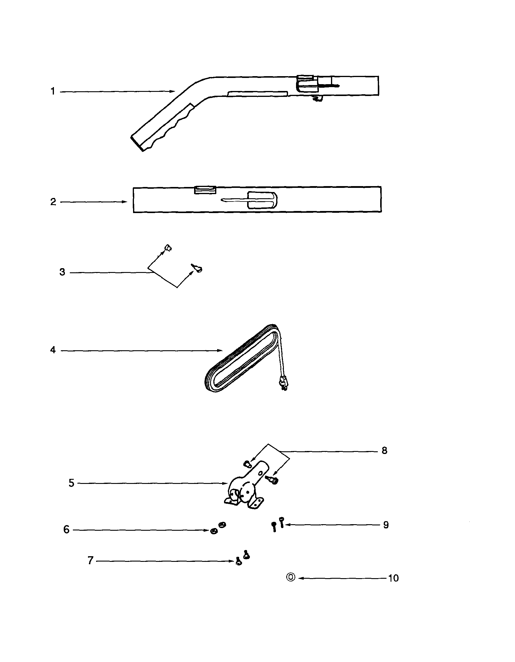 Eureka S639A handle diagram