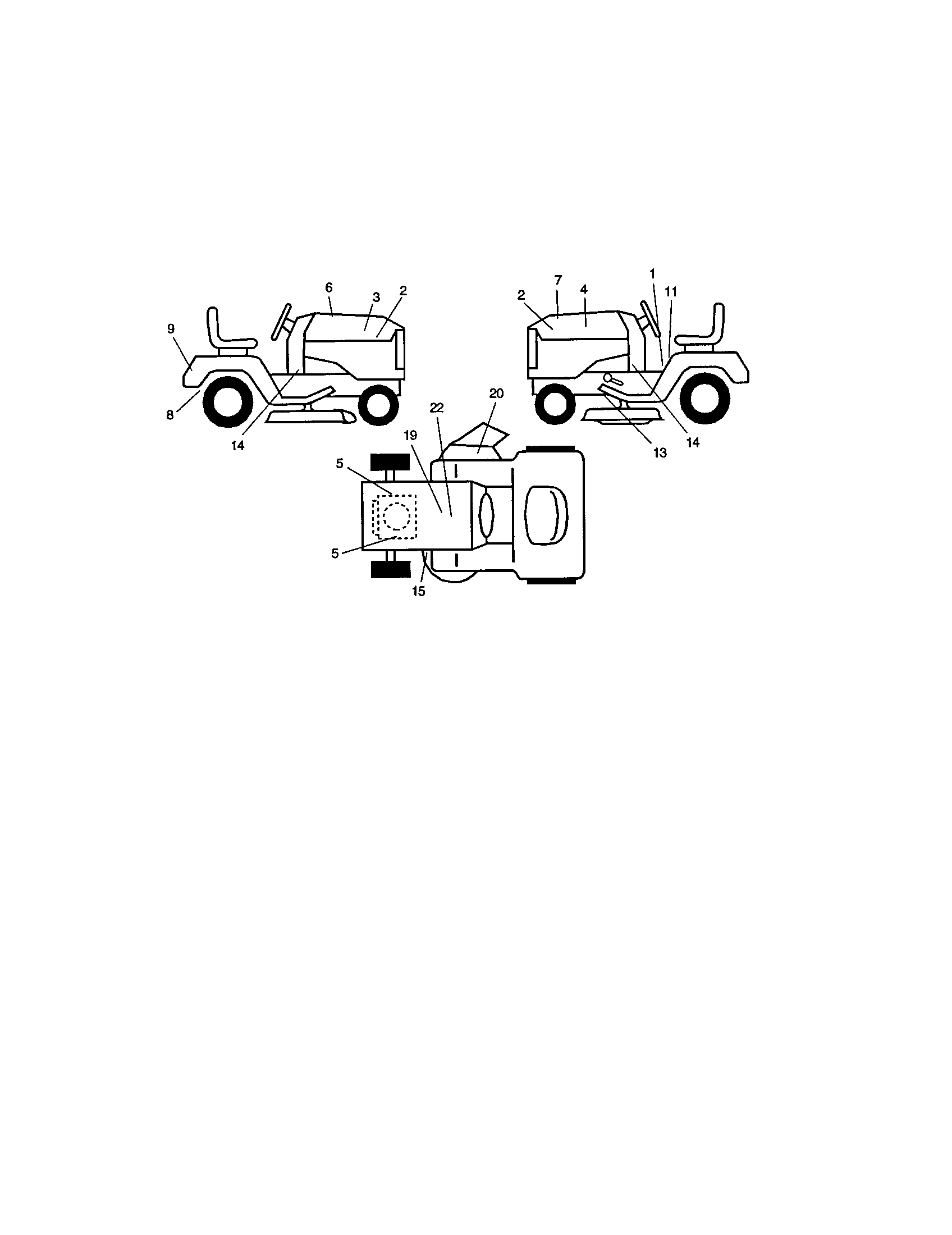Craftsman 917271823 decals diagram