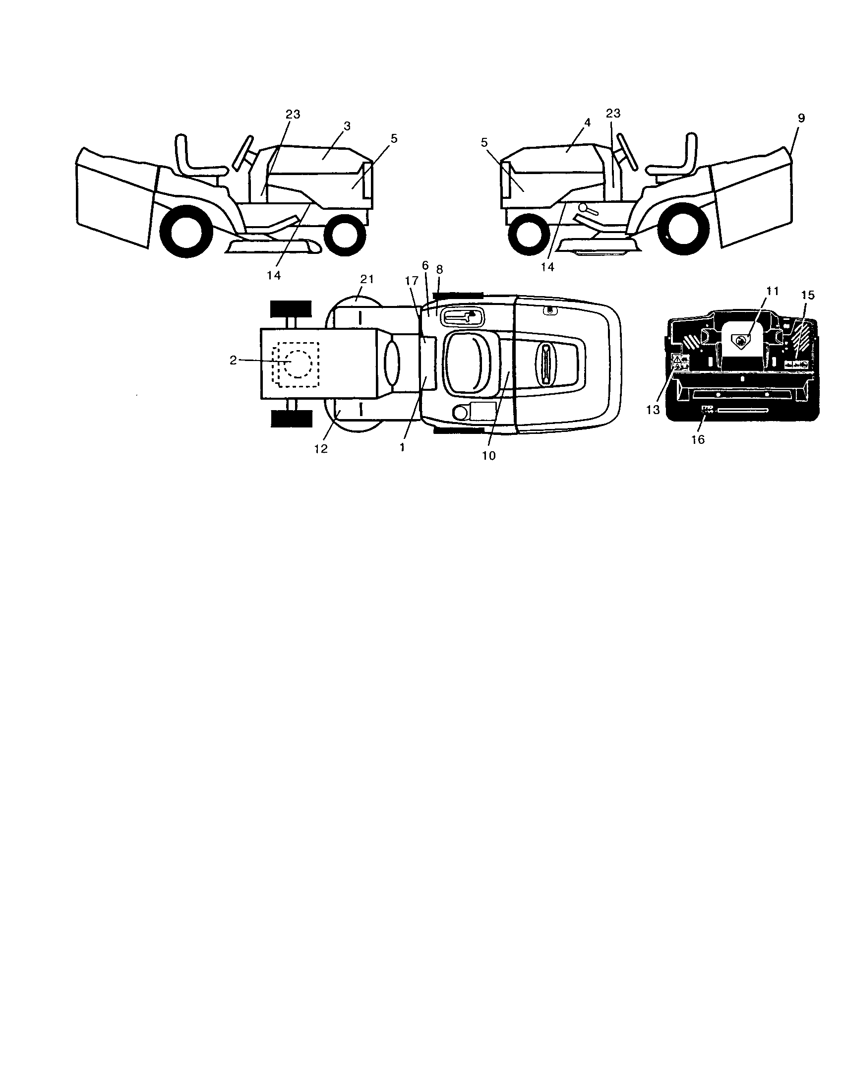 Craftsman 917259443 decals diagram
