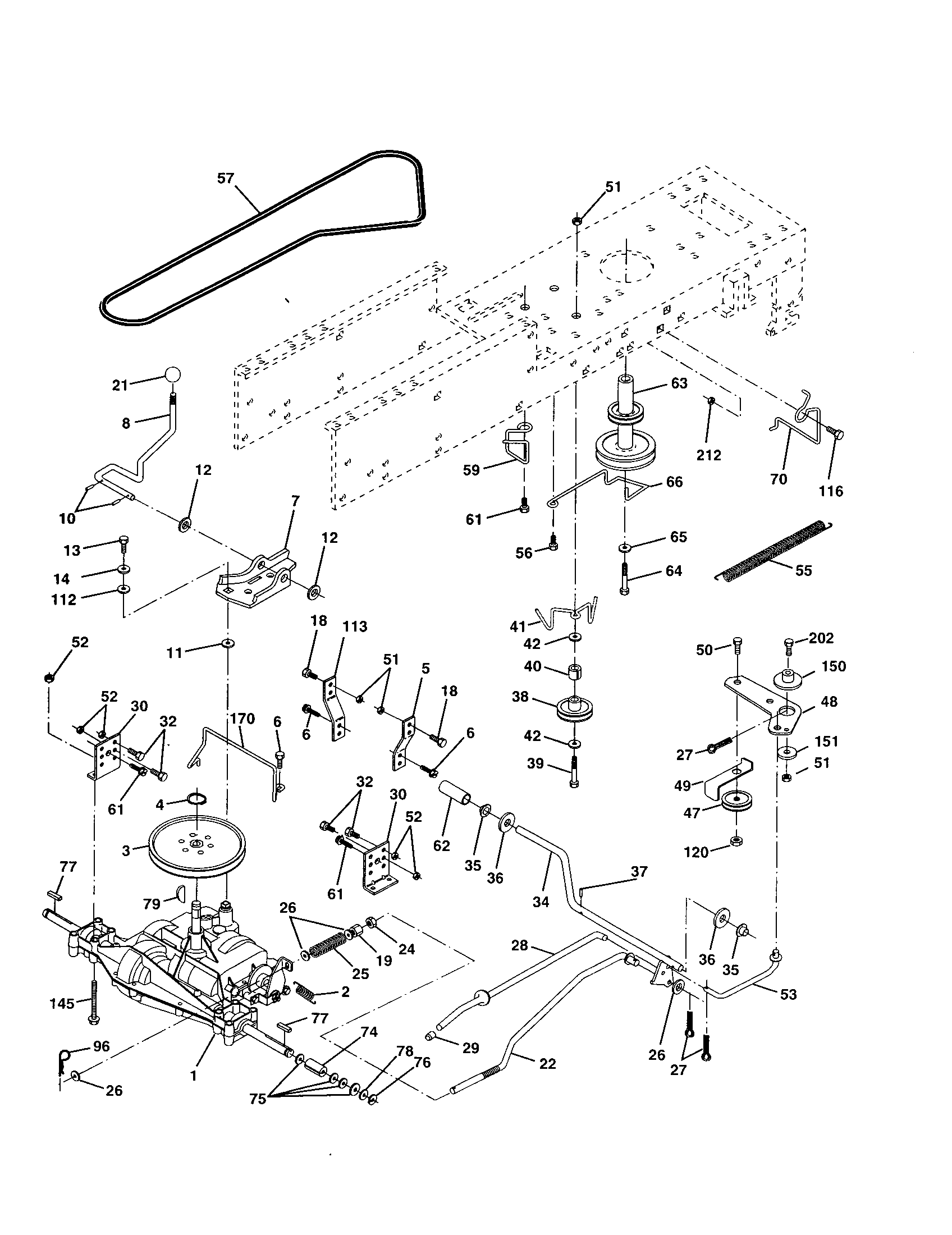 Craftsman 917250431 drive diagram