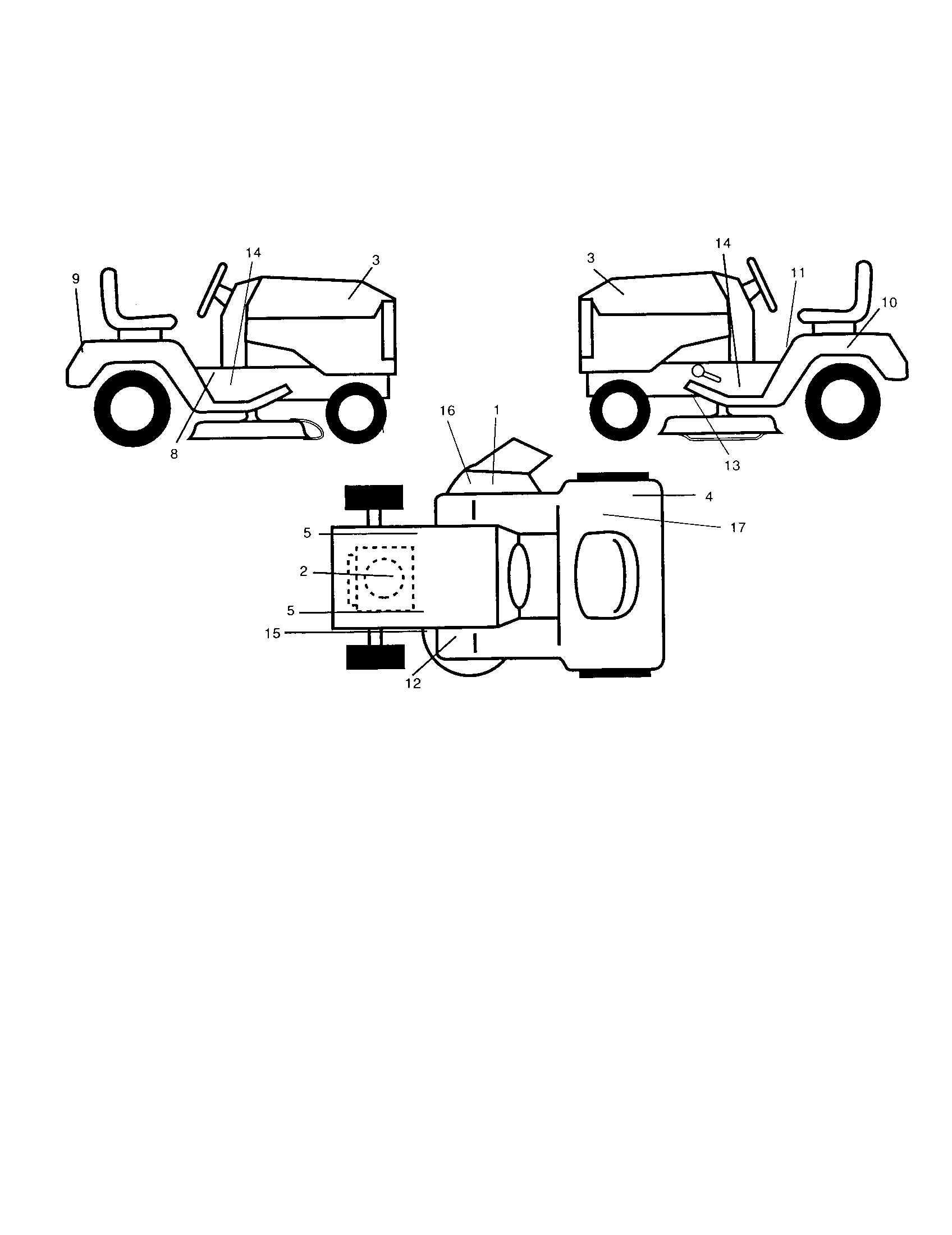 Craftsman 917250431 decals diagram
