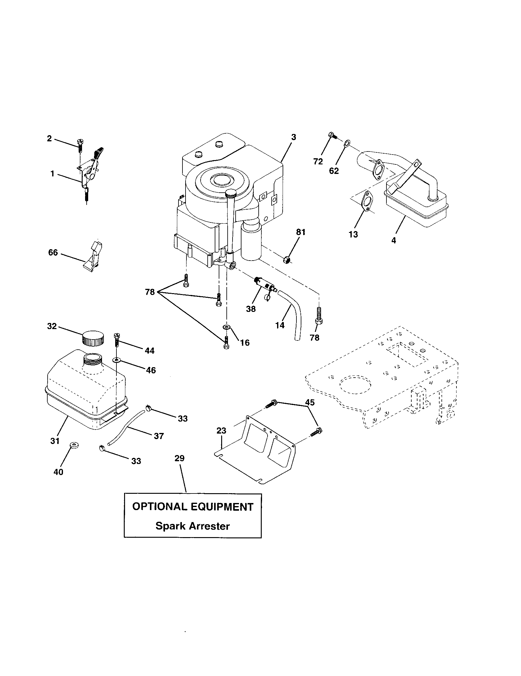 Craftsman 917250431 engine diagram