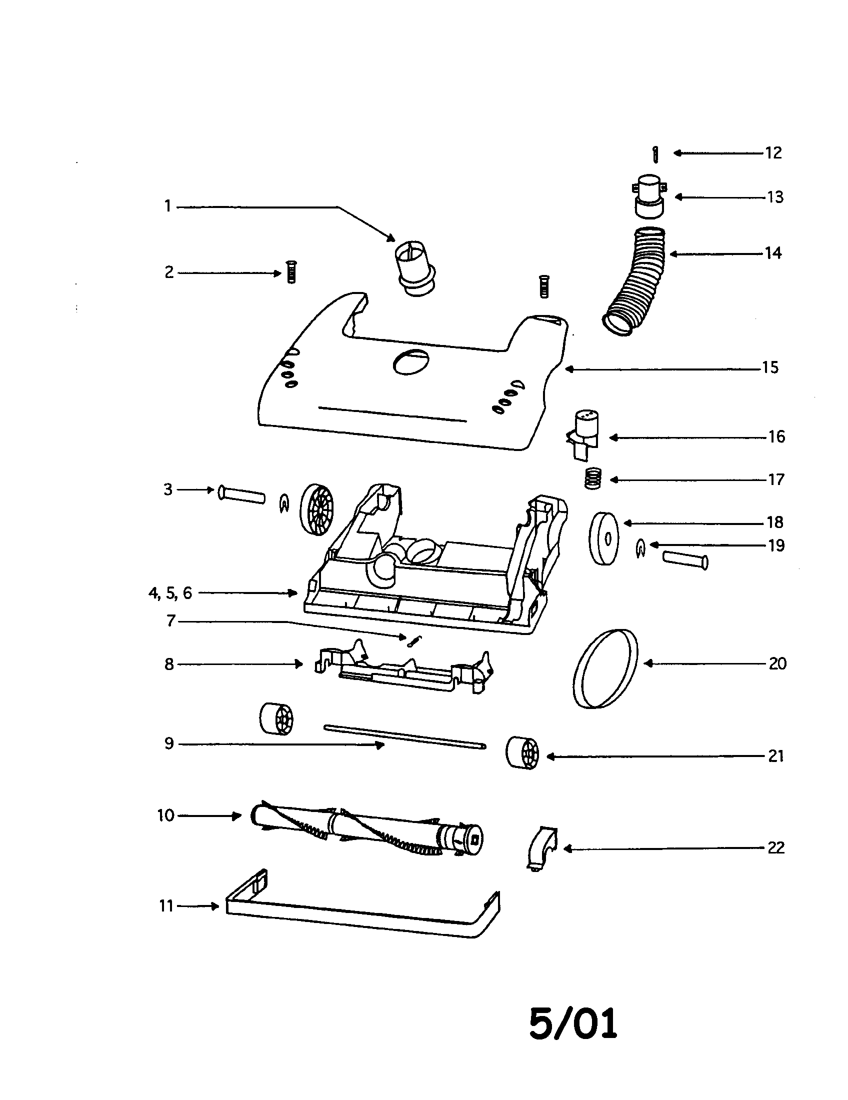 Eureka 4337BTH base diagram