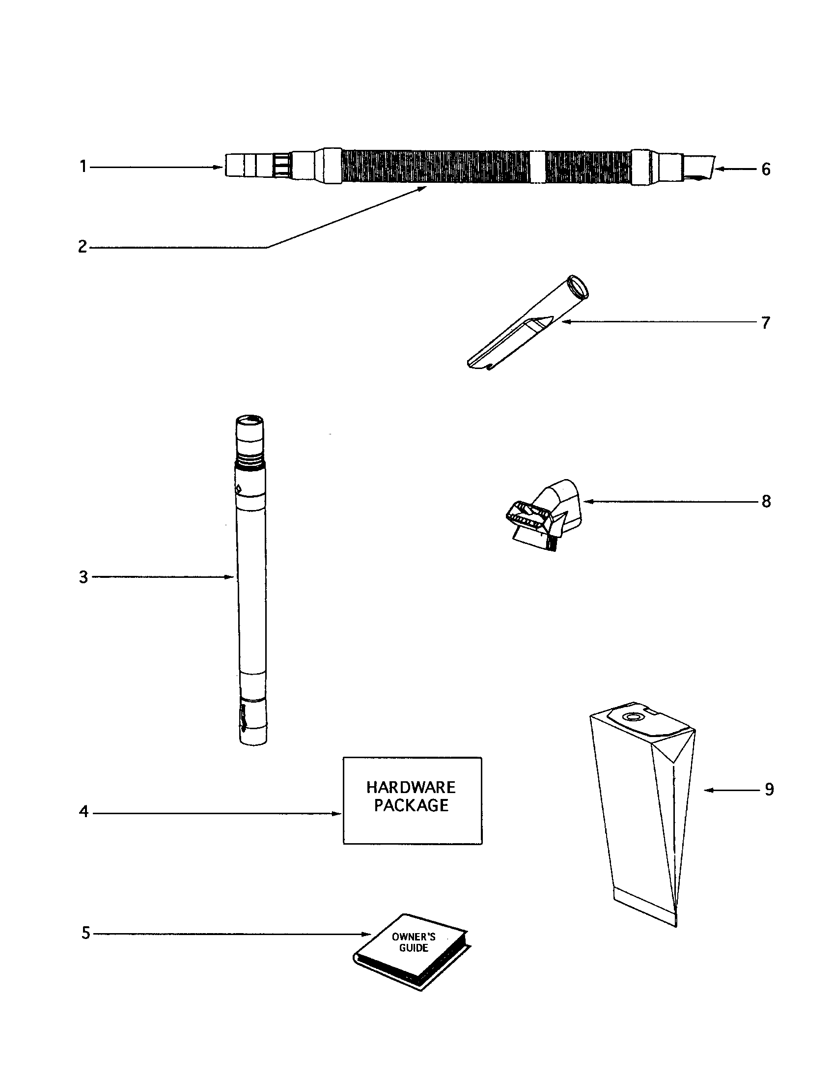 Eureka 4337BTH hose diagram