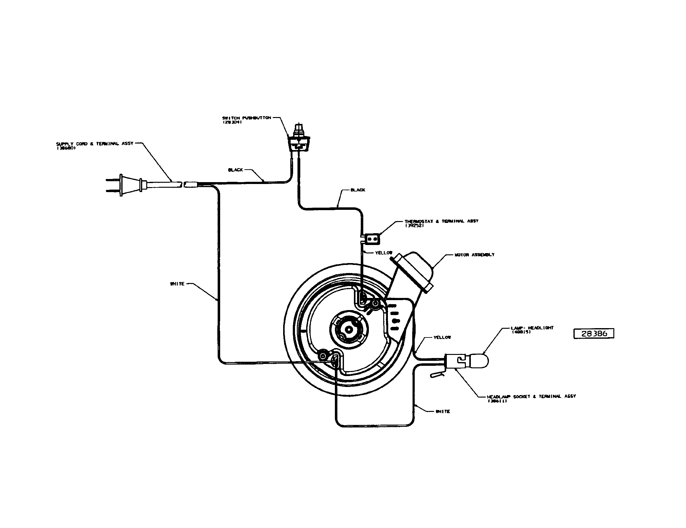 Eureka 4337BTH wiring diagram
