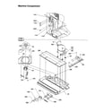 Amana DRB2101AW-PDRB2101AW0 machine compartment diagram