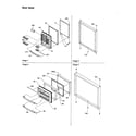 Amana DRB2101AW-PDRB2101AW0 door assembly diagram