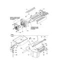 Amana DRB2101AW-PDRB2101AW0 ice maker assembly diagram