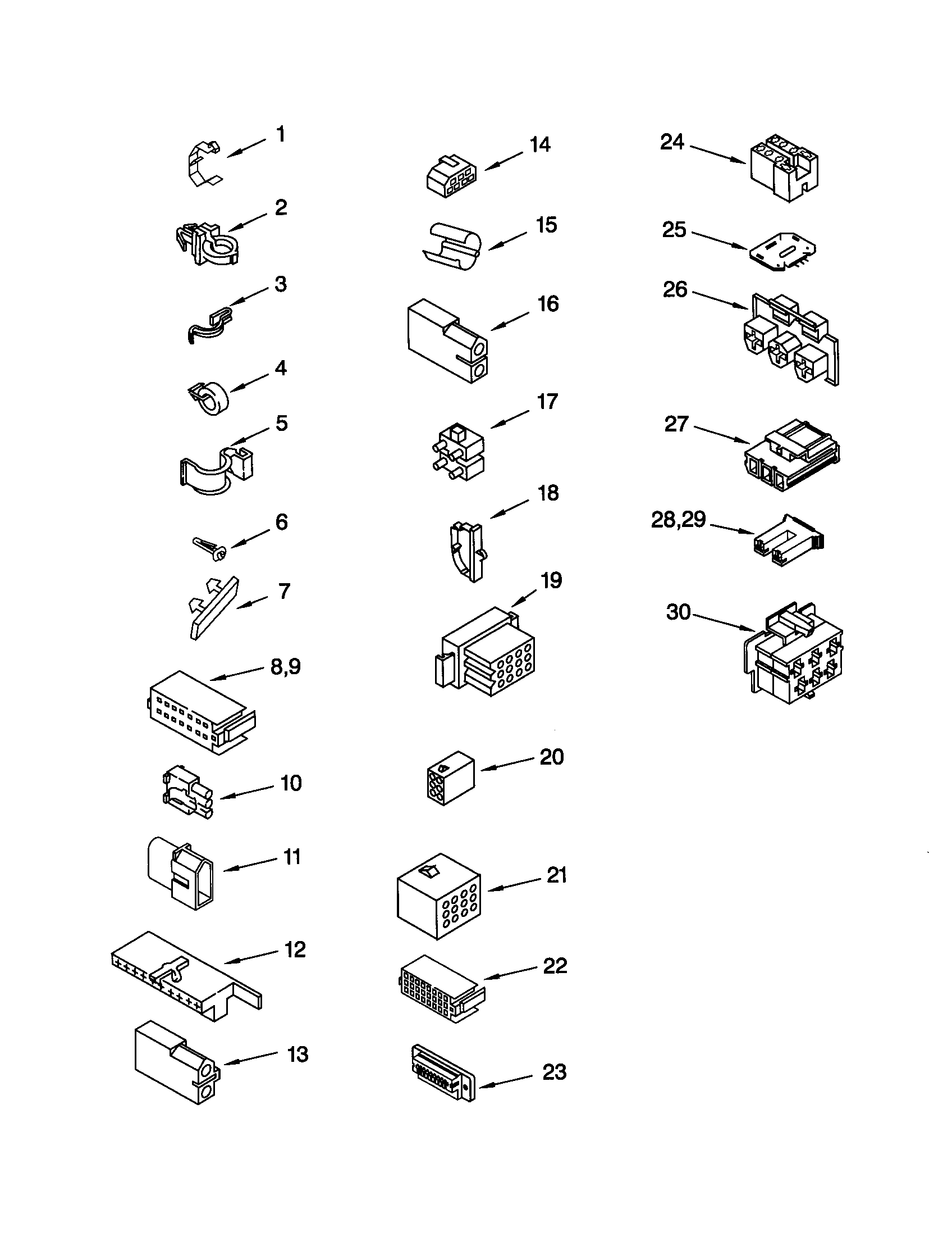 Kenmore 11022652100 wiring harness diagram