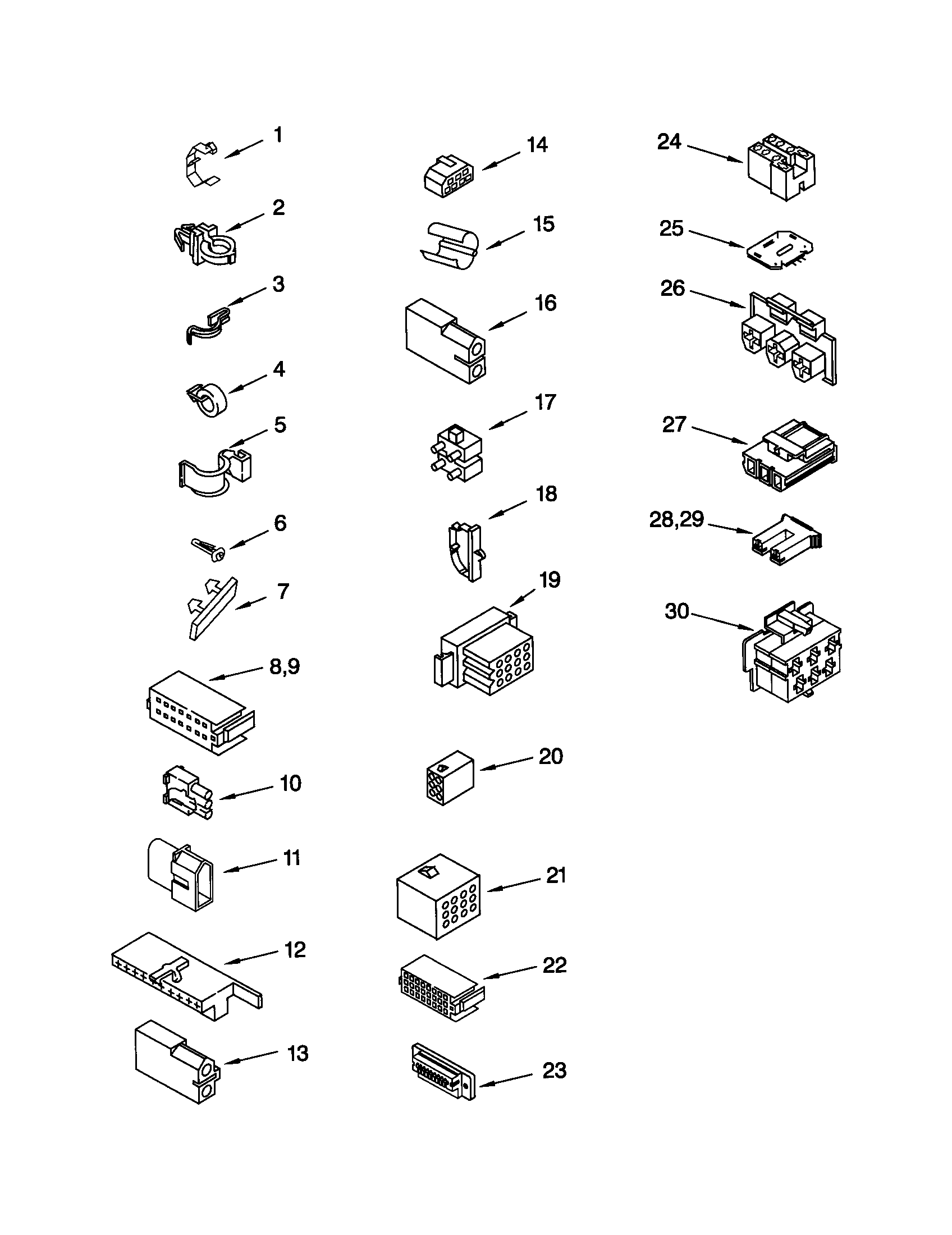 Kenmore 11022662100 wiring harness diagram