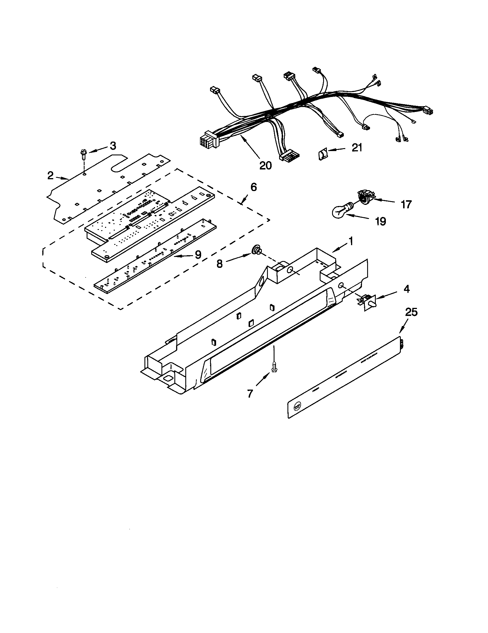 Kenmore 10652764100 control diagram