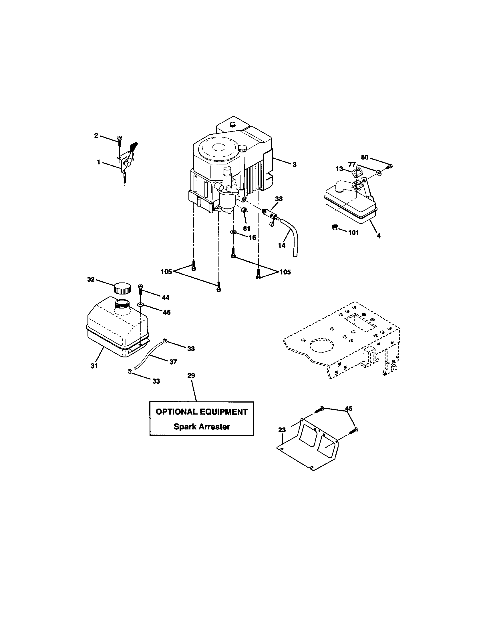 Craftsman 917272410 engine diagram