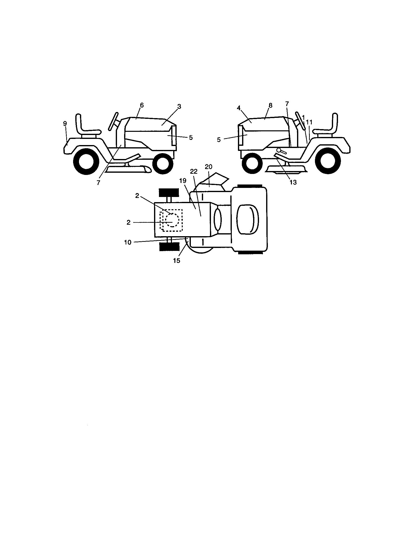 Craftsman 917271832 decals diagram