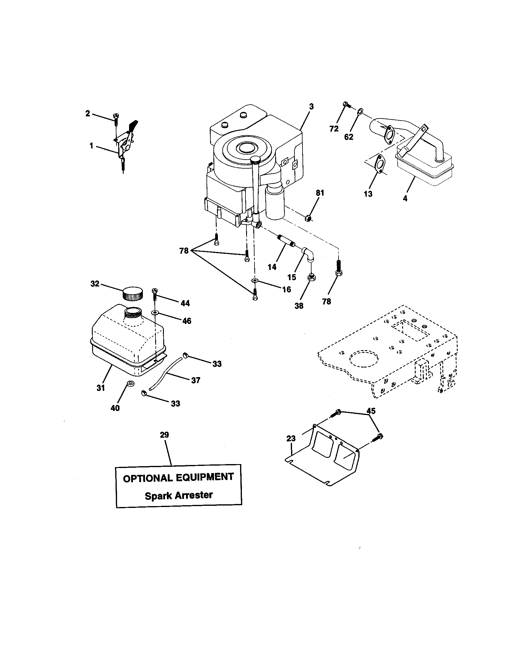 Craftsman 917270530 engine diagram
