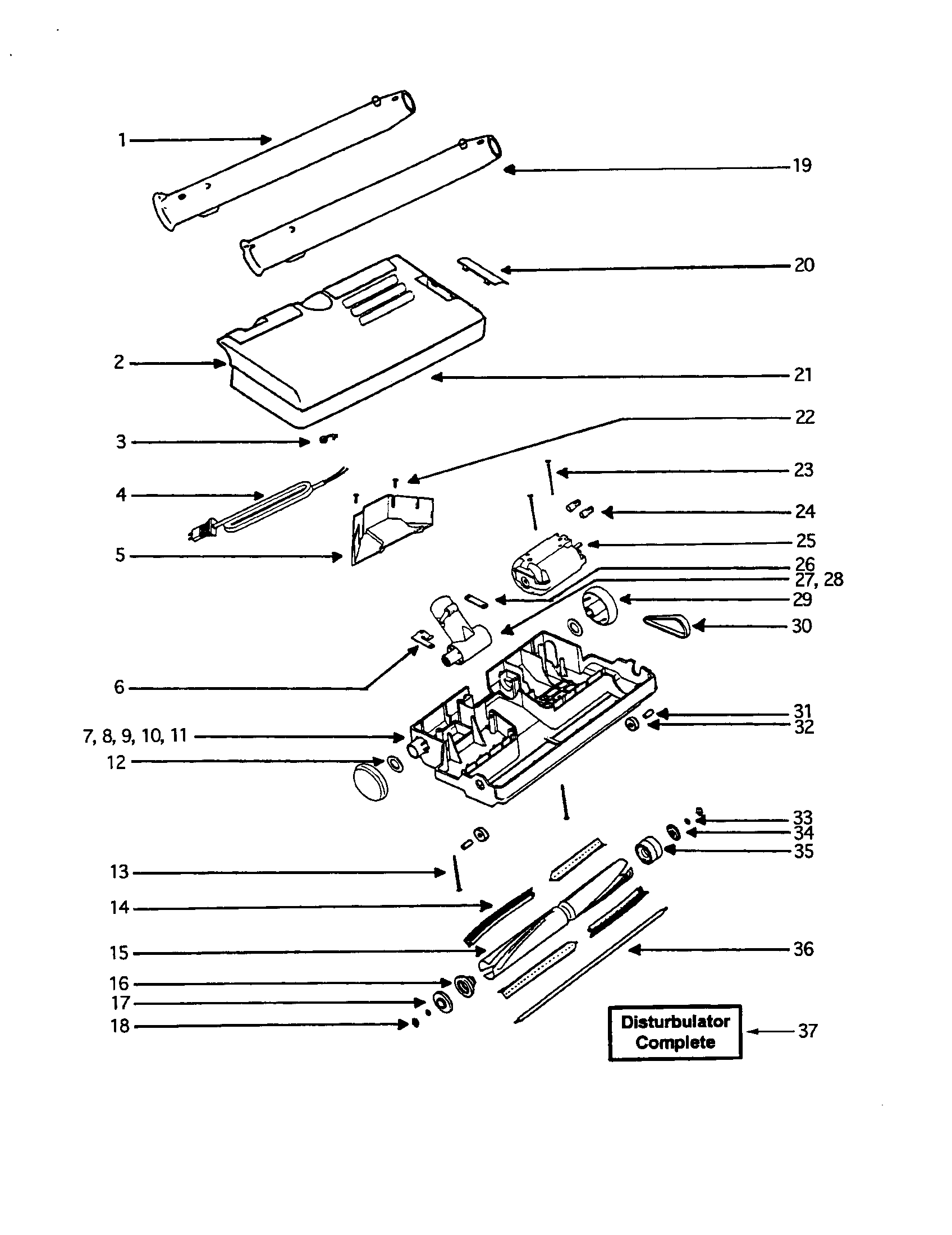 Eureka CV1810H base diagram