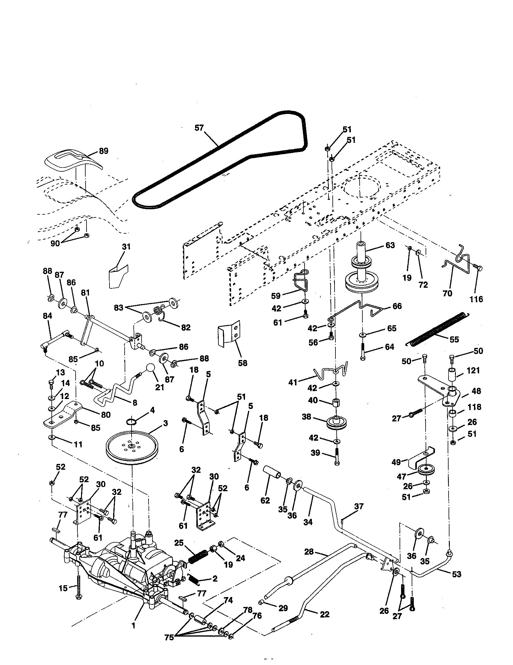 Craftsman 917259566 drive diagram