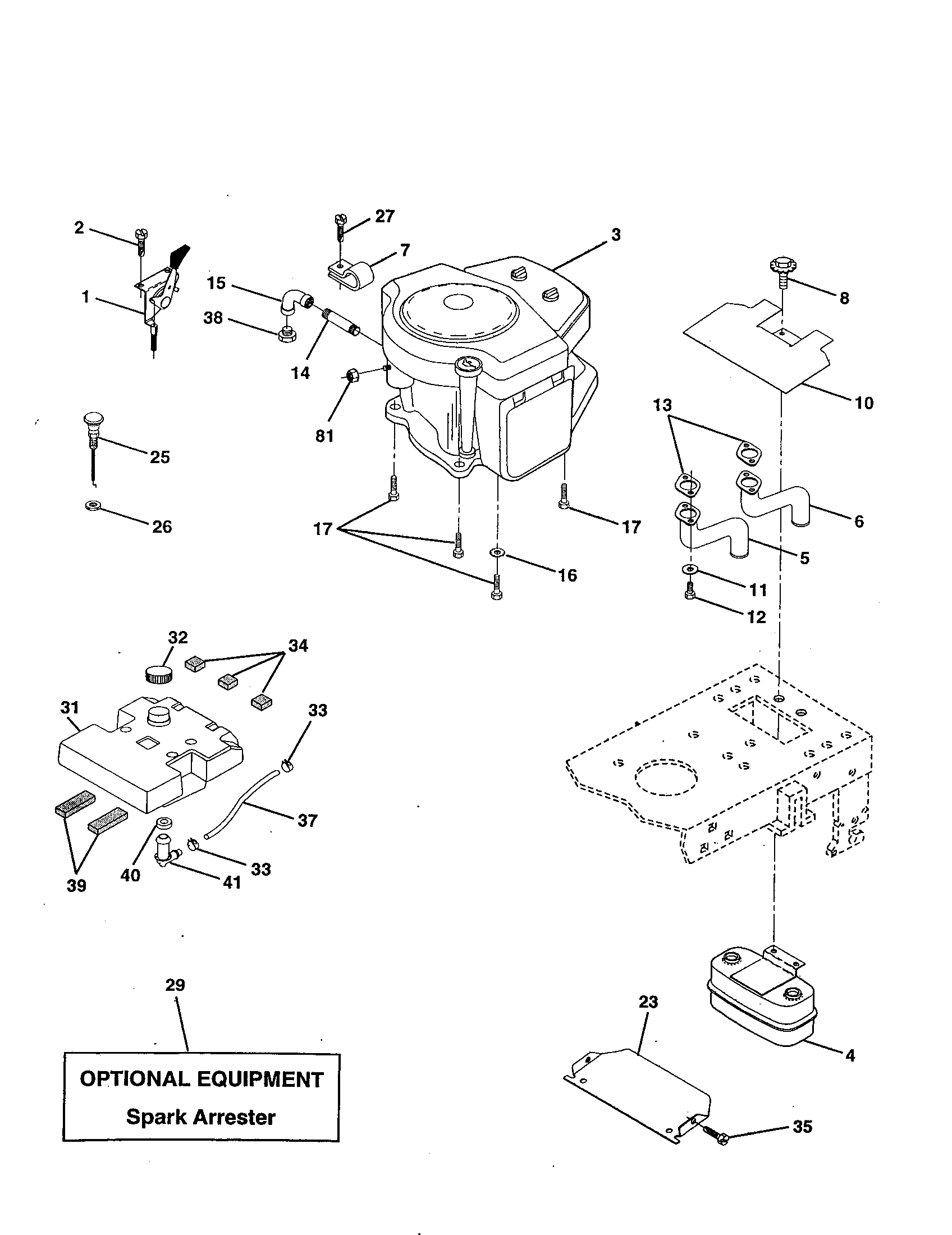Craftsman 917259566 engine diagram