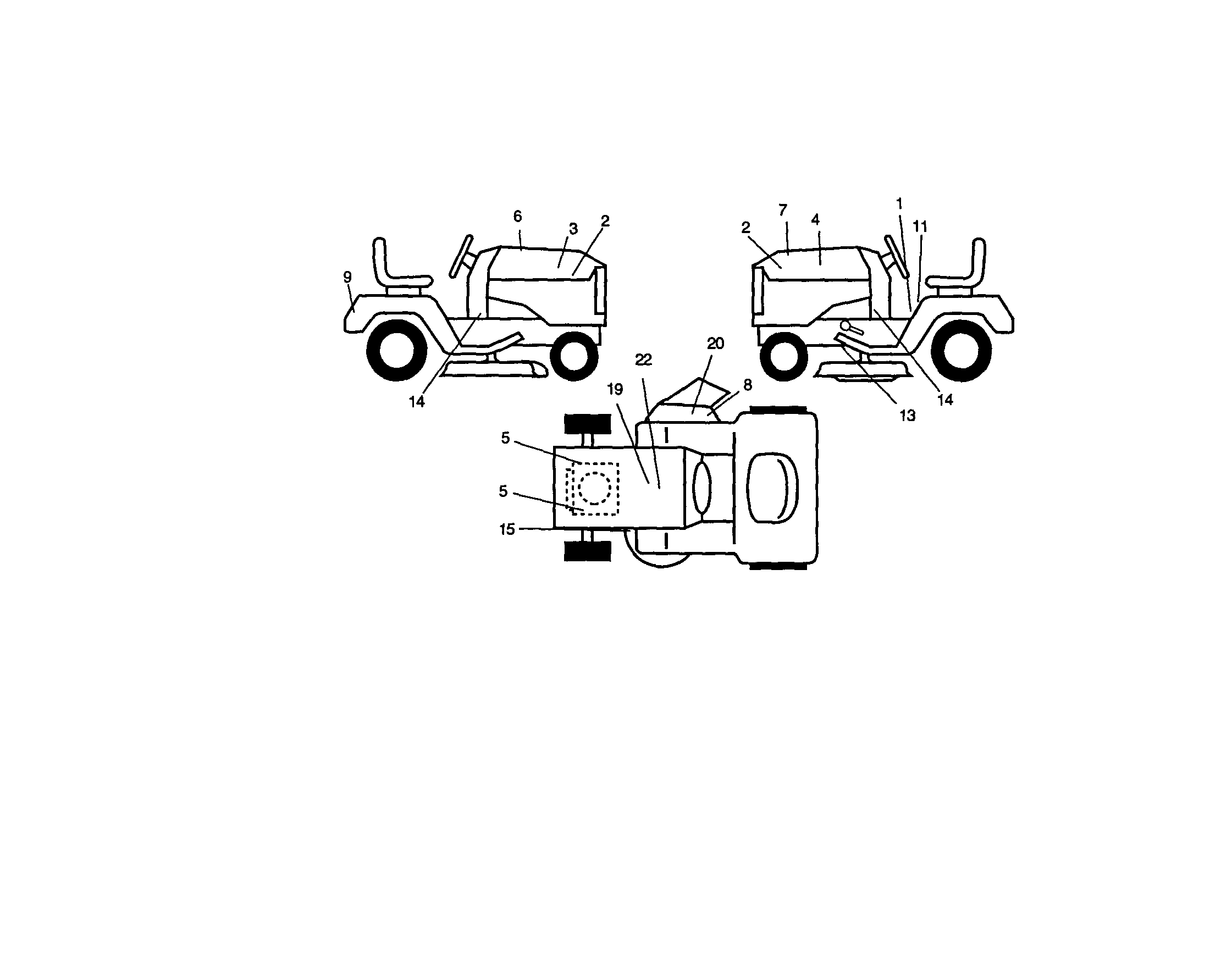 Craftsman 917271842 decals diagram