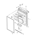 Kenmore 10661992100 refrigerator door diagram