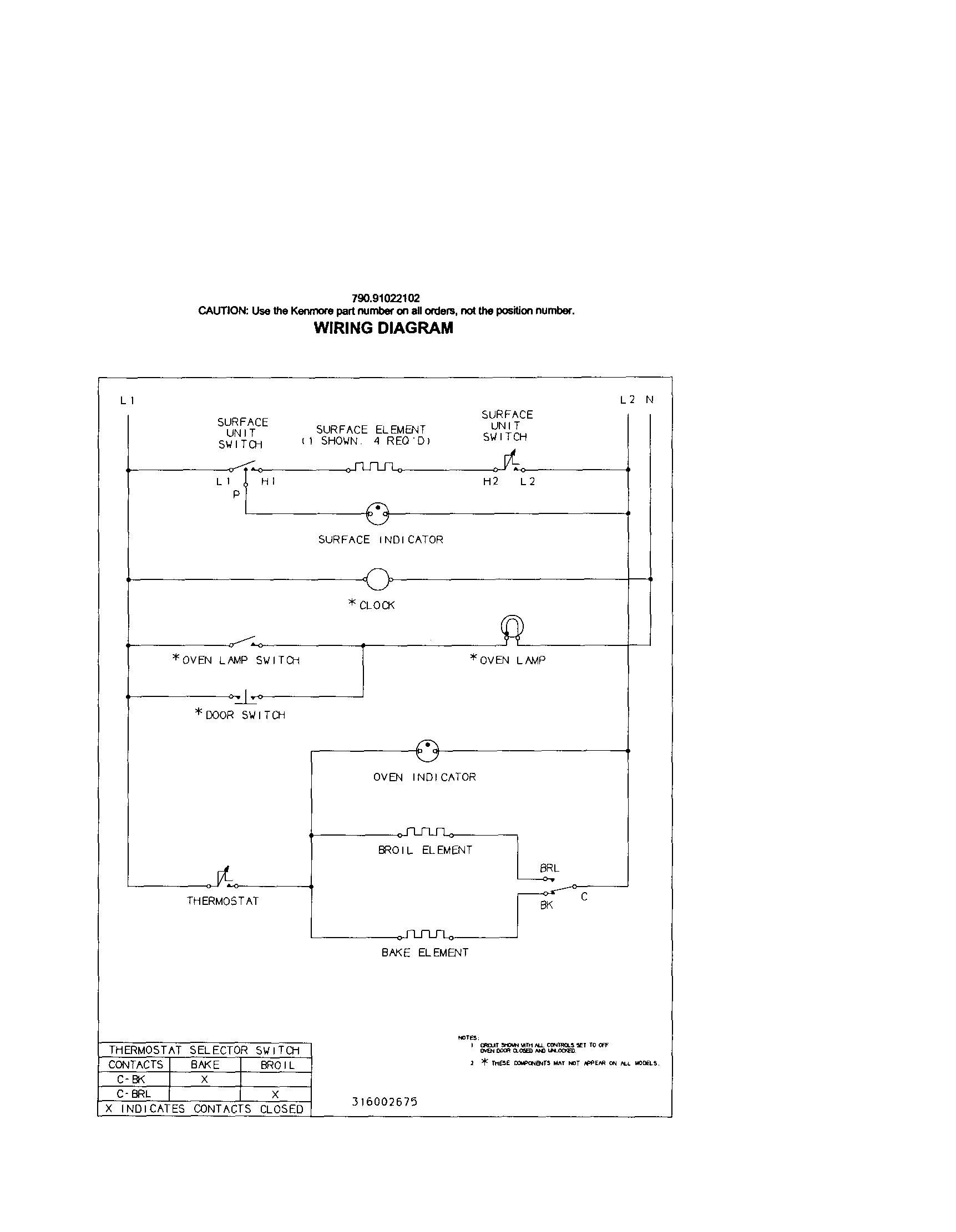 Kenmore 79091022102 wiring diagram diagram