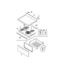 Kenmore 79095304100 top/drawer diagram