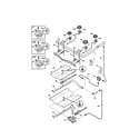 Kenmore 79075750100 burner diagram