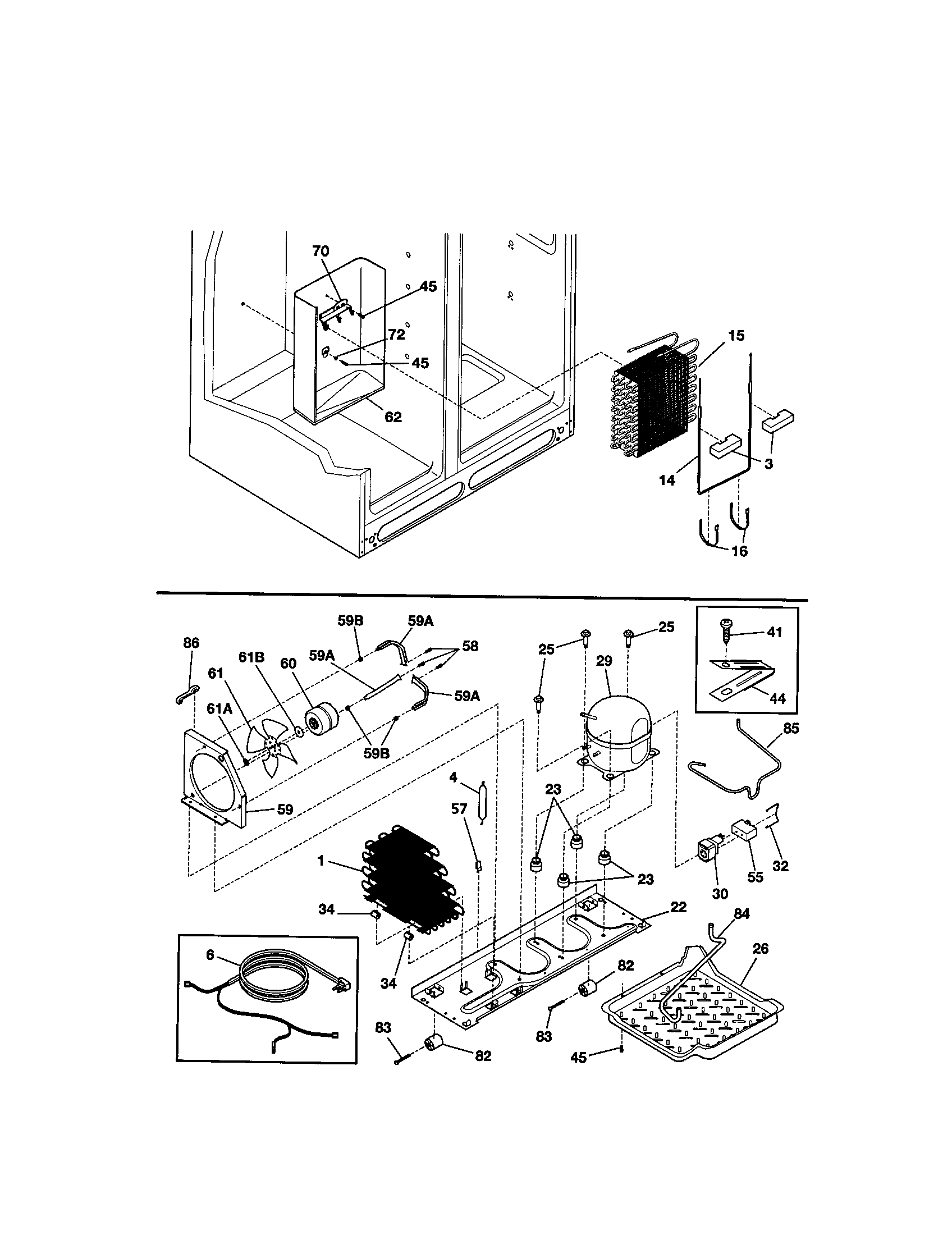 Kenmore 25351694100 system diagram