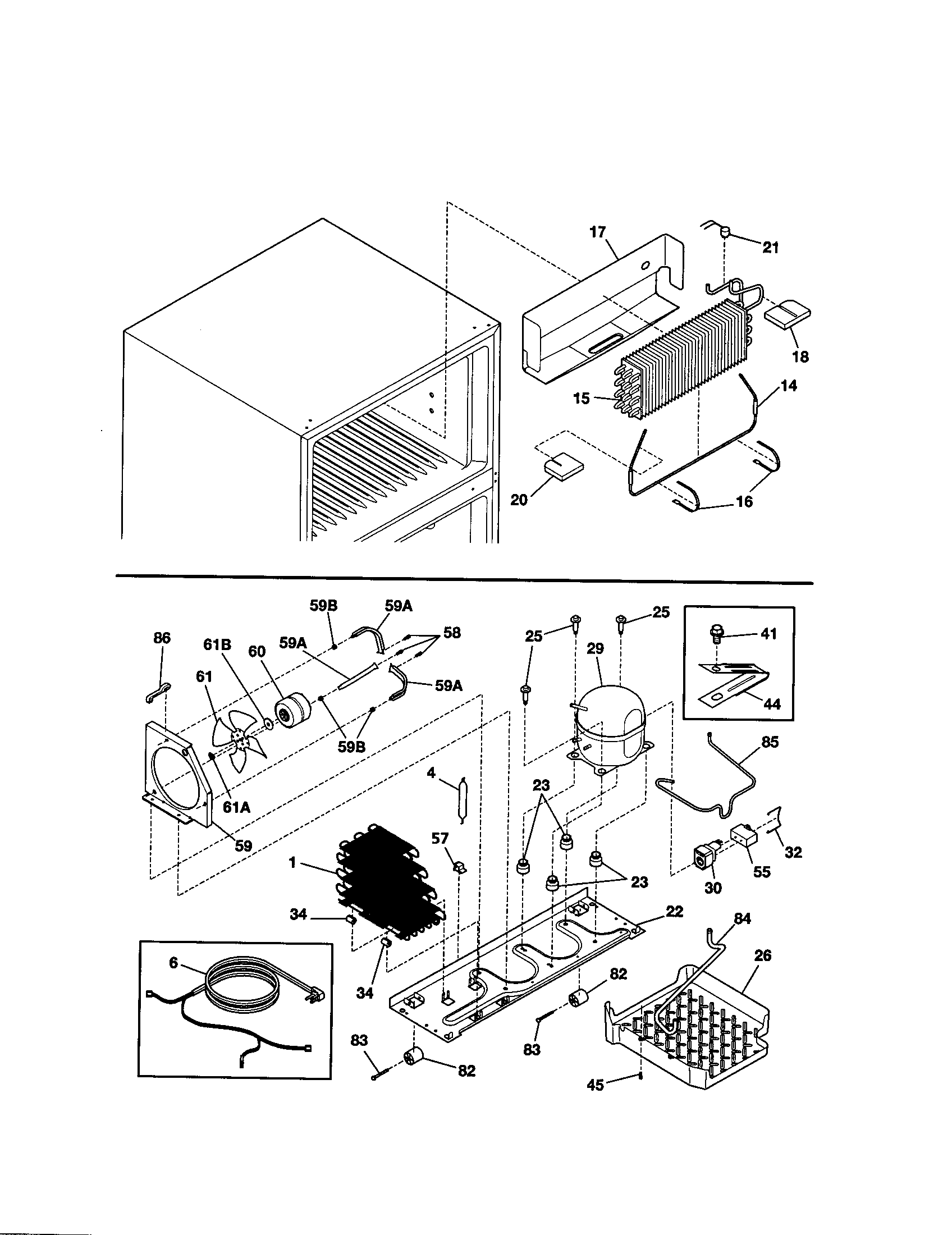 Kenmore 25331842100 system diagram