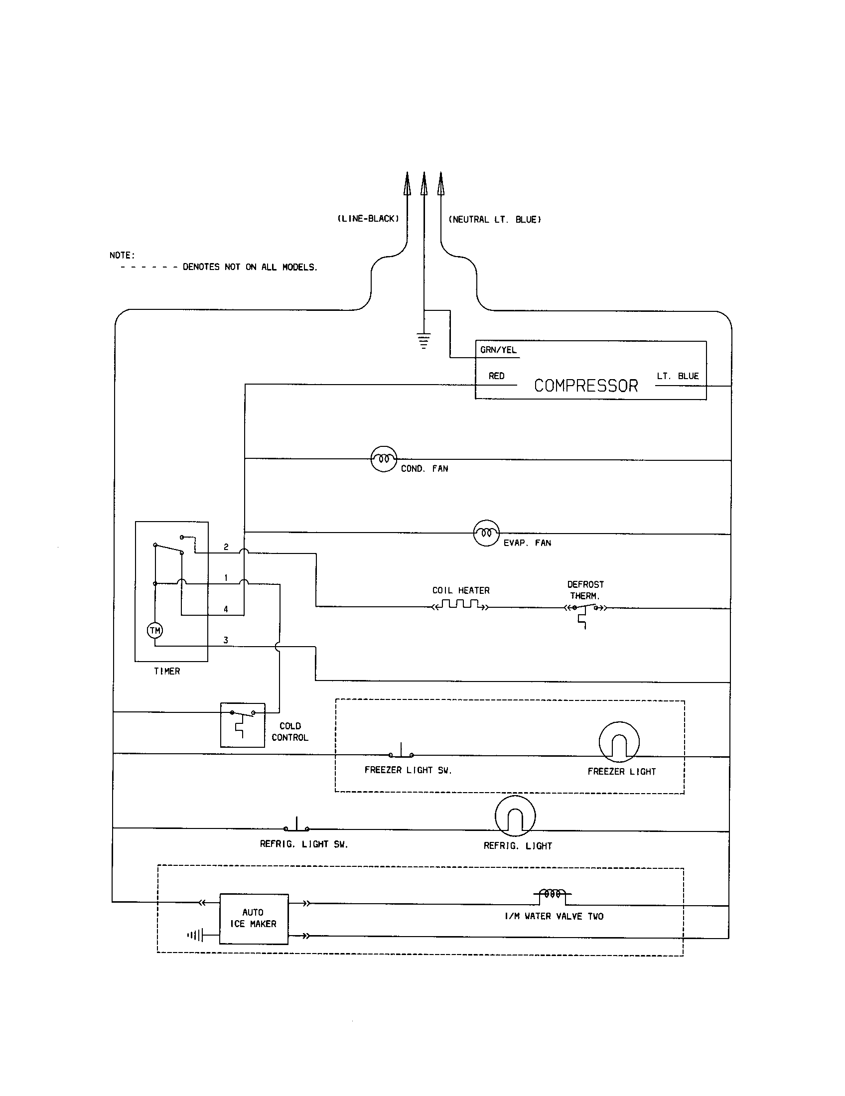 Kenmore 25331842100 wiring schematic diagram