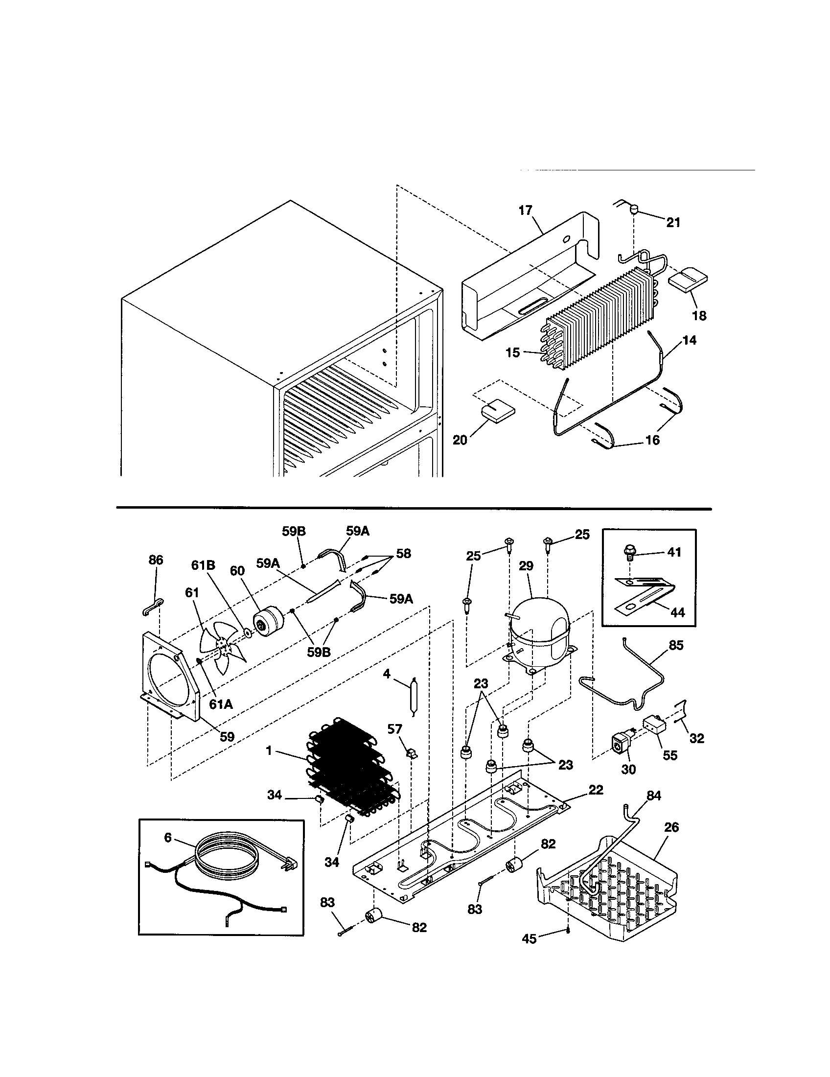 Kenmore 25371134101 system diagram