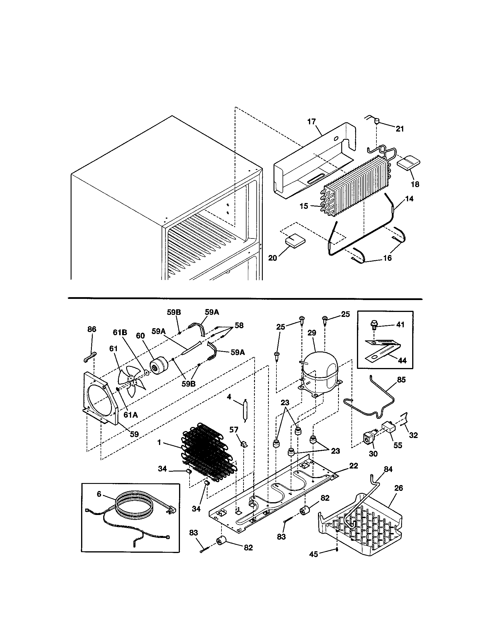Kenmore 25361884100 system diagram