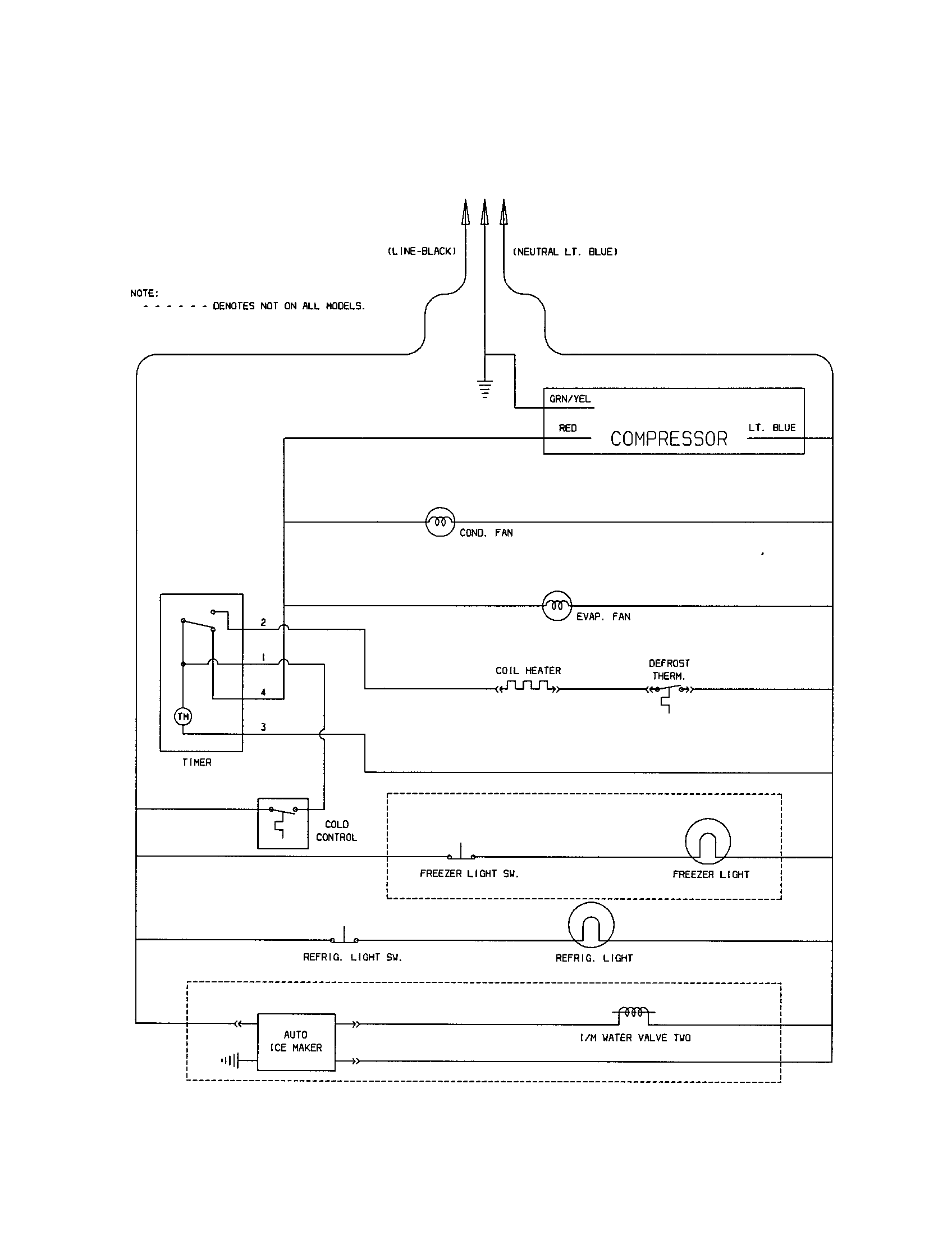 Kenmore 25361884100 wiring schematic diagram