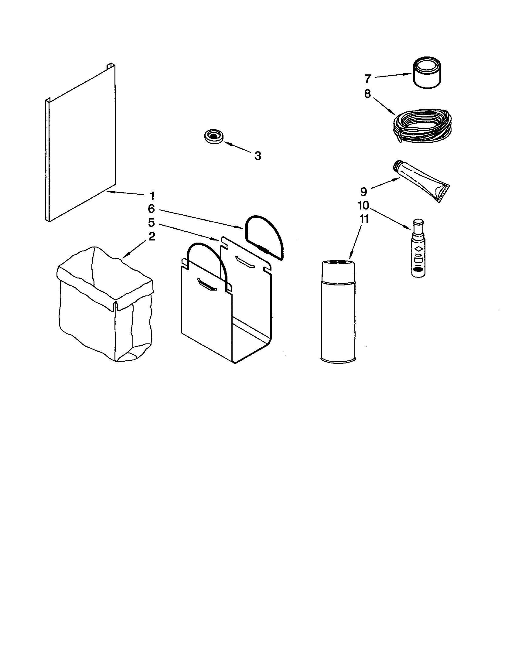 Kenmore 66513601790 accessory diagram